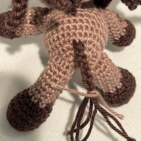 Handcrafted Small Horse Crochet Amigurumi Toy Figure Farm Decor - Picture 9 of 11